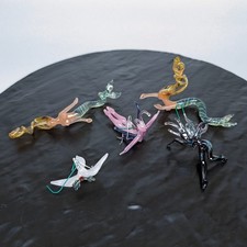 Milon Townsend Vintage Blown Glass Christmas Ornament Lot:Mermaid+Fairy ✨ picture