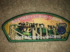 Boy Scout Northeast Illinois Viper Six Flags GRN Council 2017 Jamboree JSP Patch picture