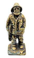 Vintage Brass Fisherman Sailor Captain Figure 6