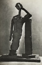 1949 Brassai Vintage Photo Gravure Of 1943 Bronze Sculpture By Picasso Art 12x16 picture
