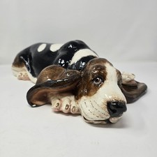 Vintage The Townsends Large Ceramic Basset Hound Dog Figurine 19 Inch Statue picture
