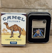 Vintage Zippo 1997 Camel Joe Cigarettes Lighter New In Tin 484 picture