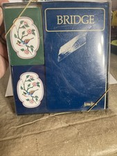 Vintage Caspari Bridge Card Set Double Deck Birds picture