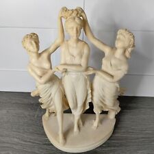 After Greek Resin Statue Figurine The Three Graces  Greek Goddesses Beau 10