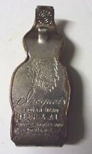 antique vnt iroquois indian head beer ale bottle opener BUFFALO NY  picture