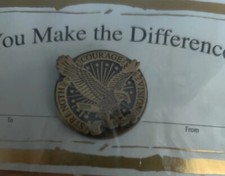 You make the difference  Lapel Baudville Inc Courage .Vision . Strength. picture