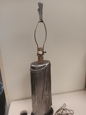 Vintage Chapman Bronze Draped Table Lamp Hollywood Regency 