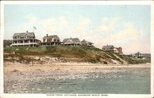 Sagamore Beach MA Ocean Front Cottages c1900s-10s Vintage Postcard picture