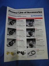 Vintage Pioneer Line of Accessories : Headphones, cartridges, Mics (Free Ship) picture