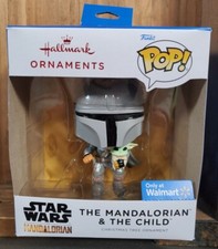 2021 Hallmark Funko Pop Ornament Star Wars The Mandalorian & the Child Walmart picture