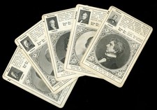 1901 Goss Brothers Uncle Sam’s Cabinets Card Game Lot (5) Presidential picture