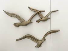 MCM 1981 Homco Wall Art Flying Seagulls Vintage 3-dimensional USA Decor Birds picture