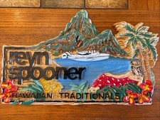 Reyn Spooner Original Store Sign Hawaiian Traditionals Saunzee Hawaii Aloha picture