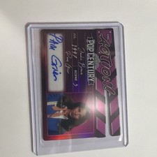 Pam Grier 2026 Leaf Pop Century And Action CARD #1  Autograph #d 6/6 picture