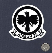 Sticker VA-85 BLACK FALCONS US NAVY Grumman A-6 INTRUDER Squadron Patch Image picture