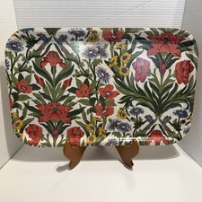Vintage Svenskt Tenn Swedish Mid Century Modern Floral Serving Tray picture