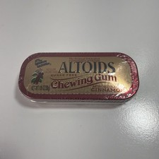 Vintage 2005 Altoids Chewing Gum Collectible Tin Cinnamon Red Gold picture