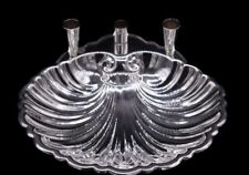Sheffield Silver Silverplate Clamshell Serving Dish w/ Removable Candleholders picture