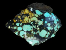 Hubei turquoise stabilized very unique colors with great contrast and pattern picture