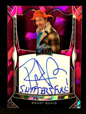 Randy Quaid as Uncle Eddie 2025 Leaf Metal CHRISTMAS VACATION Pink Ice 1/7 Auto picture