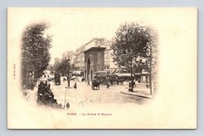 Paris France La Porte S Martin Downtown Streetview Carriages UDB UNP Postcard picture