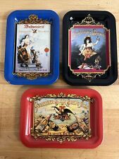 3 Vintage Anheuser Busch Collector Mini Tip Trays - 6.5x4.5 Inches -1992 picture