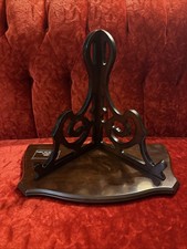 The Bombay Company Style Wood Easel Plate Holder Mahogany 14