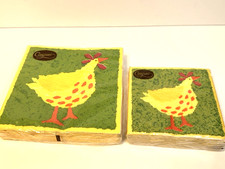 2 PKS VTG CASPARI 'HENRIETTA' PAPER NAPKINS New Old Stock picture