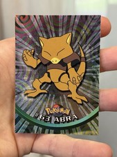 Topps Chrome 1999 Pokémon TV Animation Edition #63 Abra Hologram Trading Card picture
