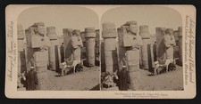 Photo:Upper Nile Egypt Temple of Rameses II 1896 Stereoview picture