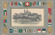 SWITZERLAND Basel Munster patriotic 3D PC  1906 picture