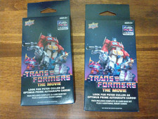 Upper Deck Transformers The Movie Trading Card Packs 2 Packs 12 Cards Each picture