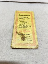 Vintage 1914 Imperial Glass Co. Booklet Bellaire Ohio Nucut Glass picture