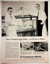 Fairbanks-Morse 1955 Original Print Advertisement 8x11 Industrial Pump picture
