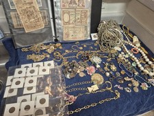 Huge Vintage Junk Drawer Lot Collectibles Box Resellers Bulk Wholesale Treasures picture