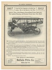 1912 Buffalo Pitts of Buffalo, New York Ad: Niagara Second Steel Frame Separator picture