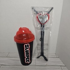 Limited Edition Coca Cola X Oreo 7 Eleven Slurpee Cup With Straws NEW picture