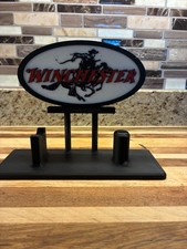 Winchester Knife Display Stand w/ Logo Backdrop – Collector Counter Display picture
