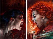 RED SONJA: EMPIRE...DAMNED #2/VAMPIRELLA #669 (PARRILLO EXCLUSIVE VIRGIN SET A) picture