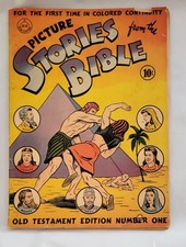 Picture Stories From The Bible #1 Old Testament 1942 1st Printing - DC Comics  picture