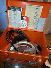 1968 Black and Decker 987 BUILDERS SAWCAT With Accessories and Hard Case VTG EUC picture