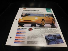 1991-1995 Porsche 968 Spec Sheet Brochure Photo Poster 92 93 94 picture