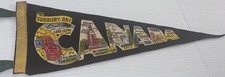 Vintage Sudbury Ontario Canada Pennant Souvenir Soft Felt RCMP Ottawa Muskoka picture