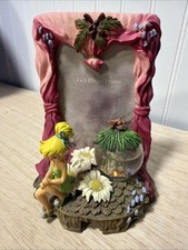 Vintage Y2K Tinkerbell Disney Store Frame With Snow globe picture