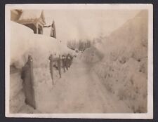 c 1910 Photo Main Street Valdez Alaska Deep Snow picture