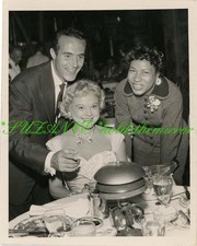 RARE 1951 JOSEPHINE BAKER SONJA HENIE RICARDO MONTALBAN CHARLES WILLIAMS PHOTO picture