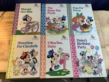 Vintage 1991Disney Minnie'n Me TheBestFriends Collection.Lot of 6Hardcover Books picture