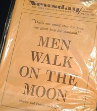 Newsday Long Island Newspaper July 21, 1969 Apollo 11 Moon Landing Edition picture