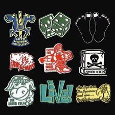 9x Lot Vtg Novelty Magnet Rubber Flexible Fridge  '70s picture