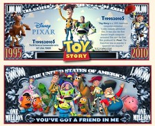 40 Pack Toy Story Dollar Bills Woody Buzz and Friends Collectible Money Banknote picture